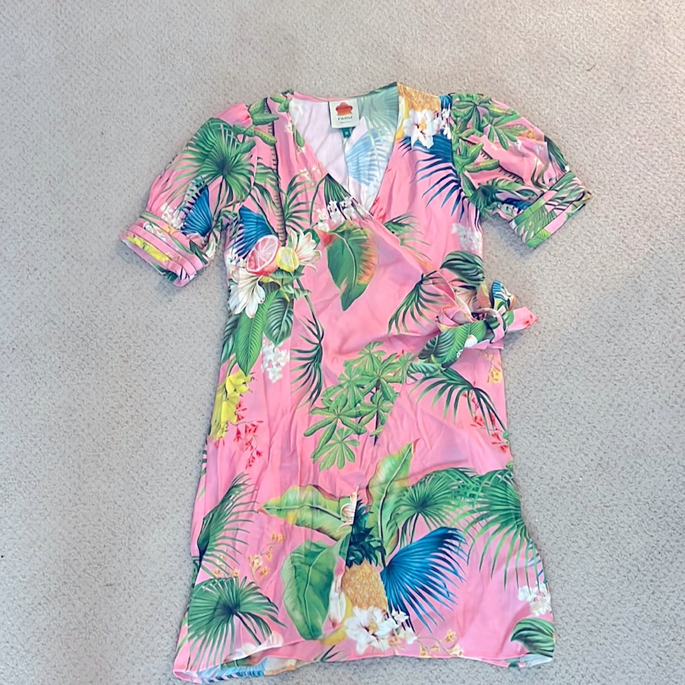 FARM Rio pink dress. Size xs